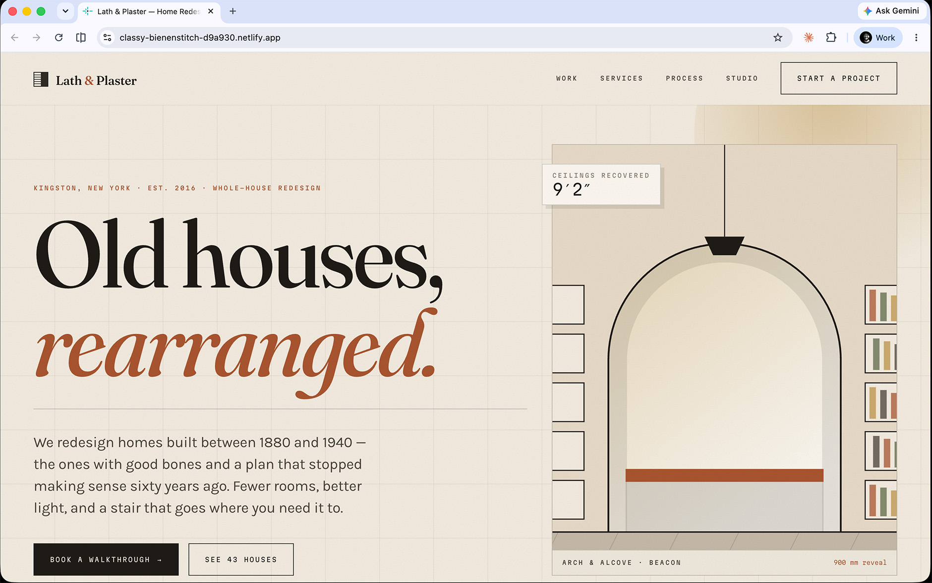 An accidental website created by netlify
